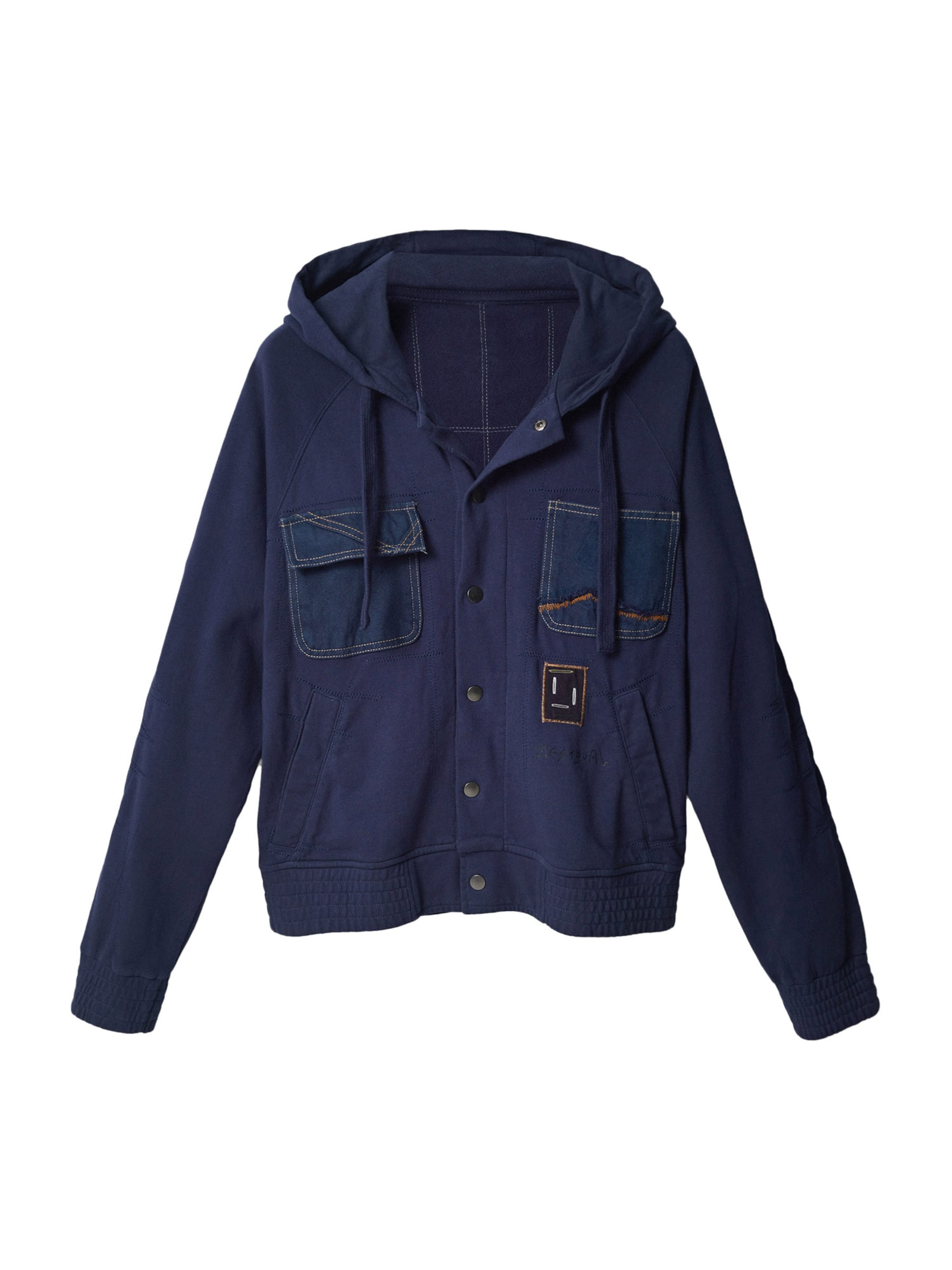 Männer Sweat Desigual Sweatjacke 'AUSTIN' in Dunkelblau - JX67855 Männer Sweat Desigual Sweatjacke 'AUSTIN' in Dunkelblau - JX67855