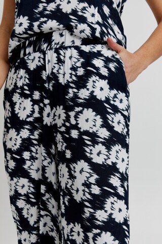 ICHI - Pierna ancha Pantalón 'MARRAKECH' en azul