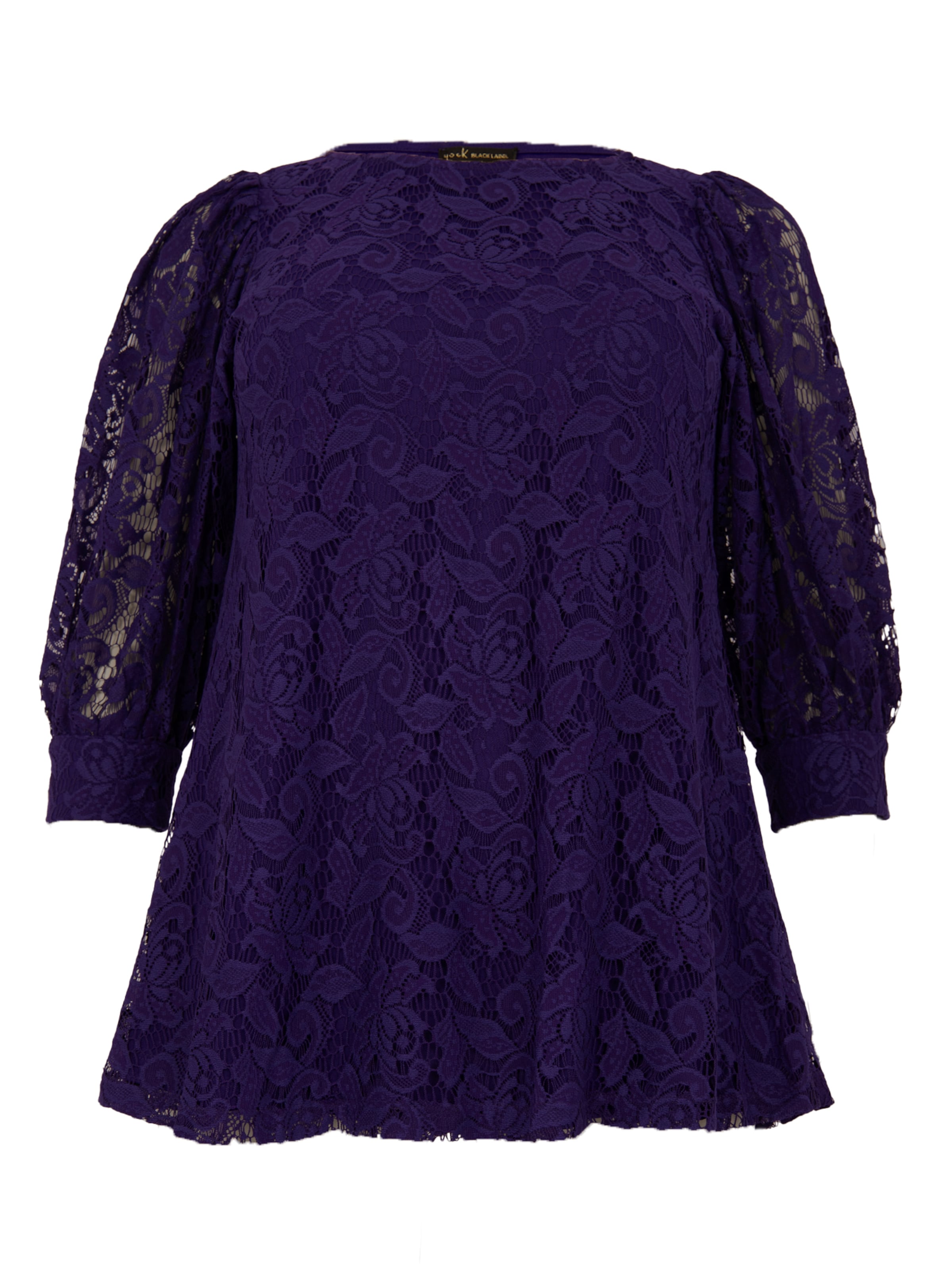 YOEK Tunic in Purple: front