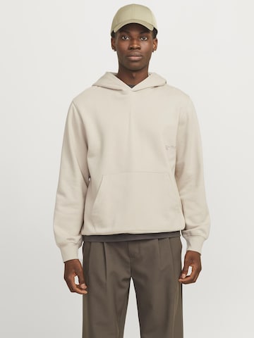 JACK & JONES Sweatshirt 'JCOIDUN' in Grijs: voorkant