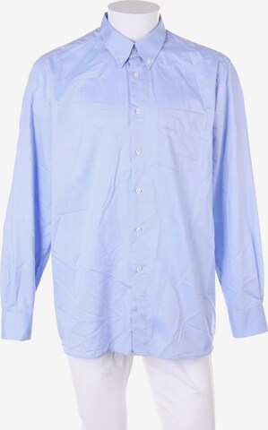 WEITBLICK Button Up Shirt in L in Blue: front