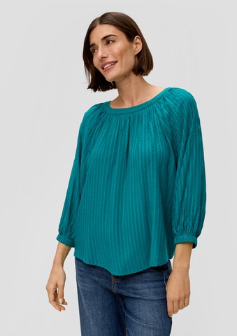 s.Oliver Blouse in Blauw: voorkant