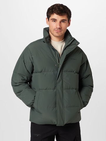 Carhartt WIP Winter Jacket 'Danville' in Green: front