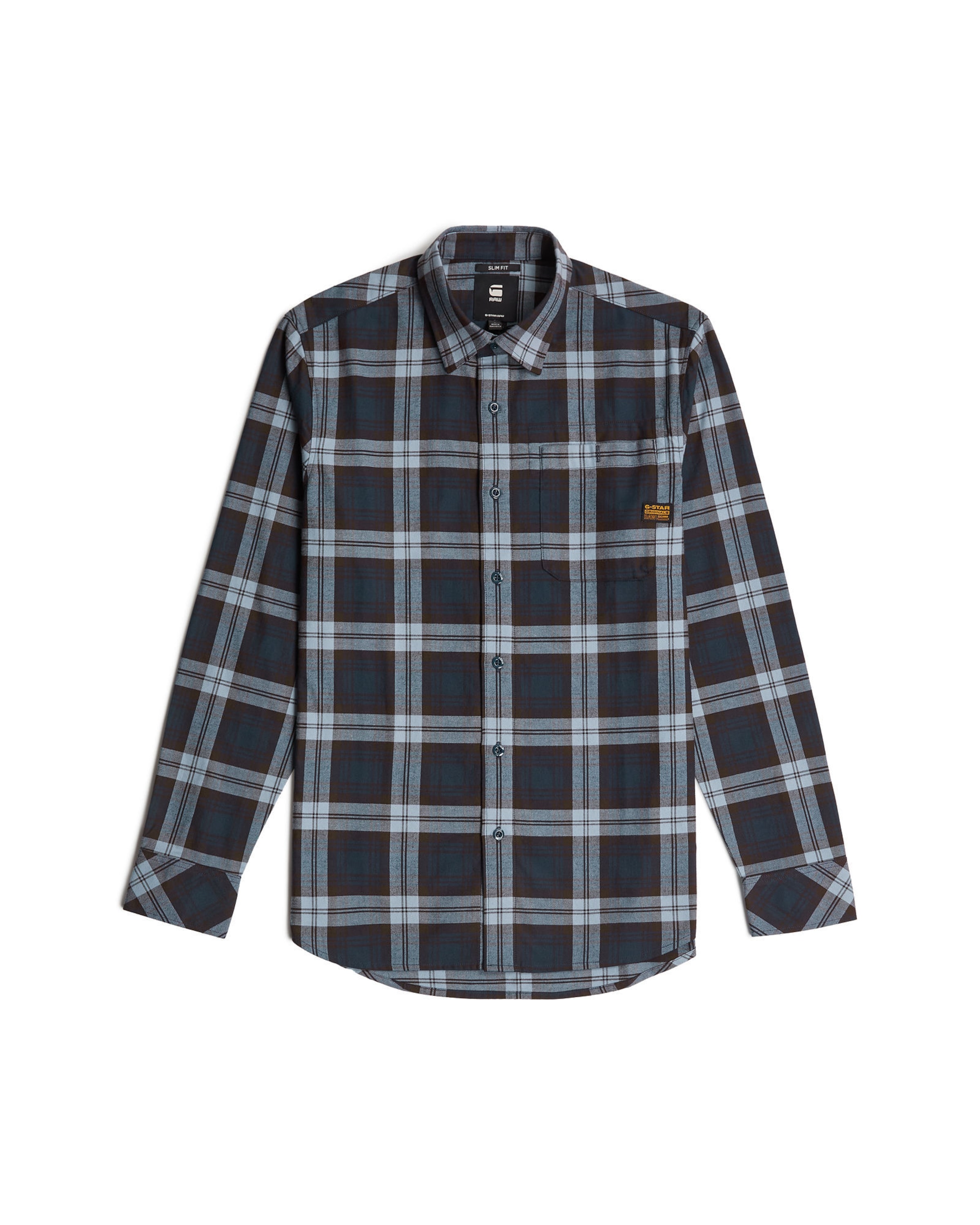 G-STAR Overhemd 'Bristum 2.0' in Blauw: voorkant