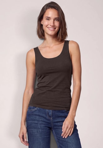 CECIL Top in Brown: front