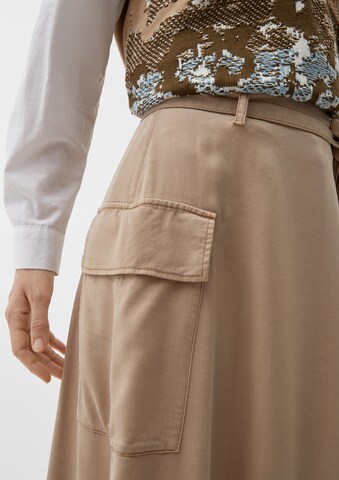 s.Oliver Skirt in Beige