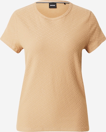 T-shirt 'Eventsy' BOSS en beige : devant