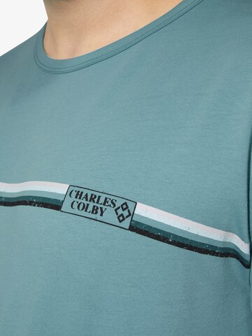 Charles Colby Performance Shirt 'Earl Harripon ' in Blue