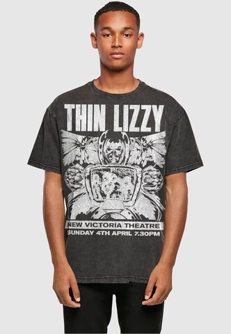 Maglietta 'Thin Lizzy - New Victoria Theatre' di Merchcode in nero: frontale