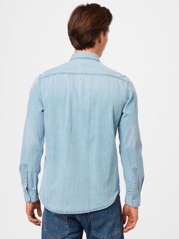 CAMEL ACTIVE Regular fit Button Up Shirt in Blue