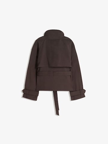 Bershka Prechodná bunda - Hnedá