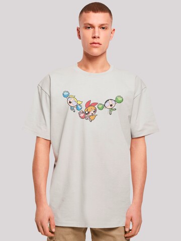 F4NT4STIC Shirt 'Powerpuff Girls Cheerleaders' in Grey: front