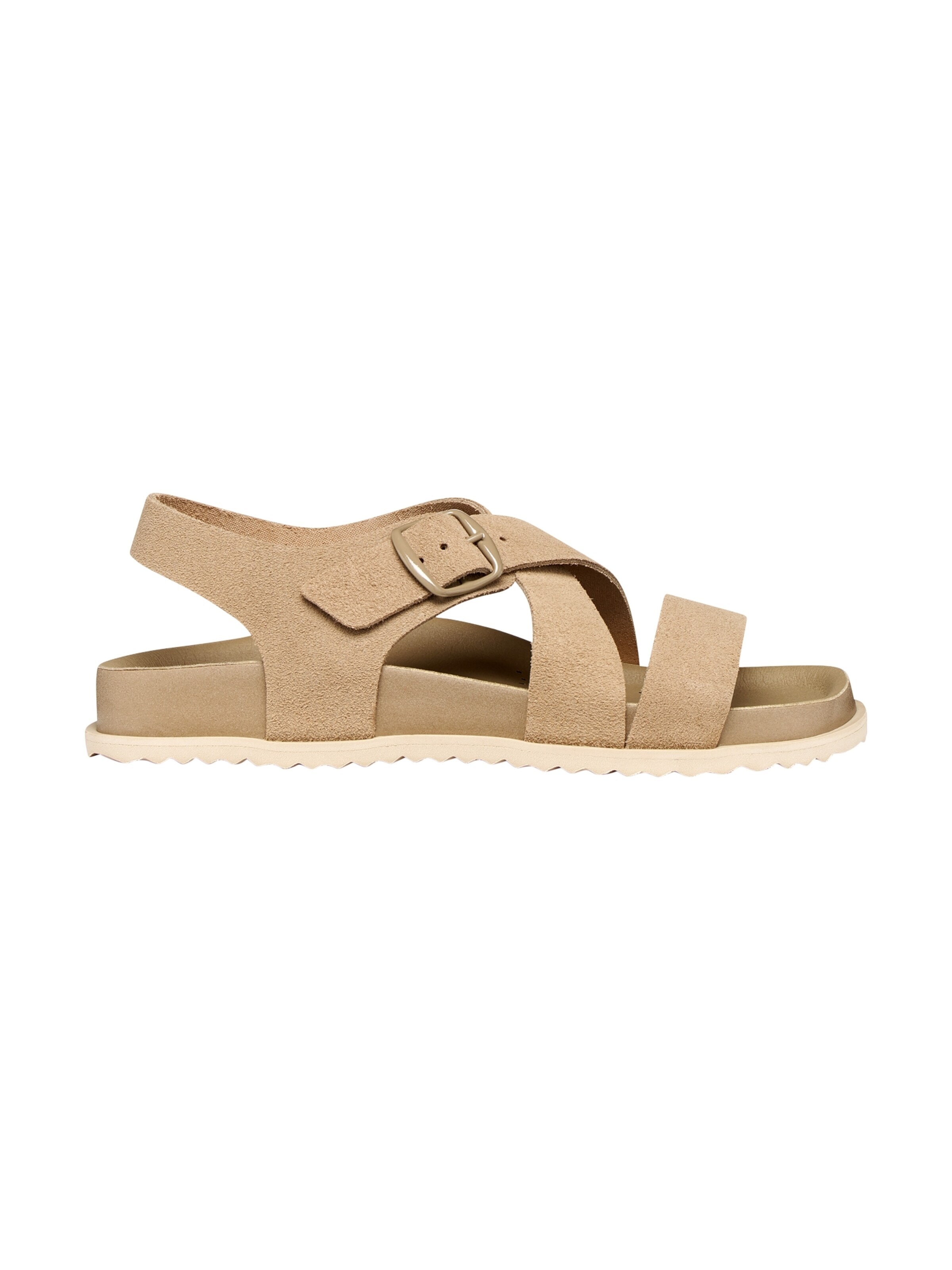 GEOX Sandały 'Sandybett-Ledersandalen' w kolorze beżowy