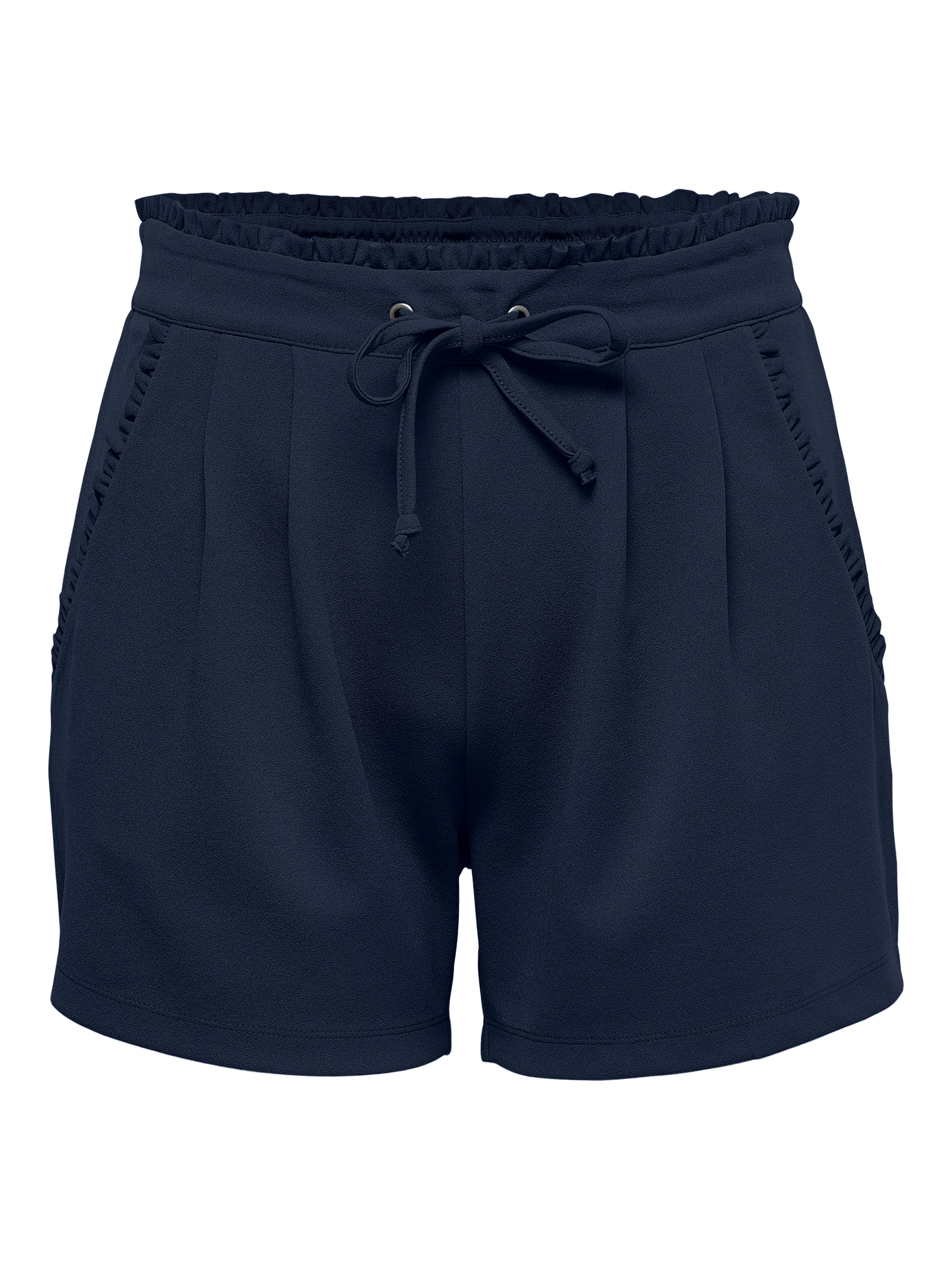 JDY Pleat-Front Pants &#x27;JDYNew Catia&#x27; in Blue: front