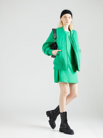 VERO MODA Obleka 'AVA' | zelena barva