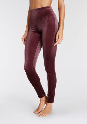 LASCANA Skinny Legíny – červená