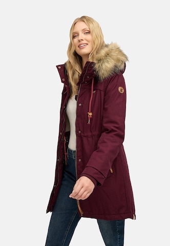 Ragwear Winter Parka 'Tawny' in Red