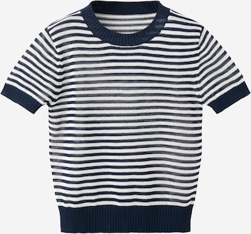 MANGO Пуловер 'JANITO' в синьо: отпред