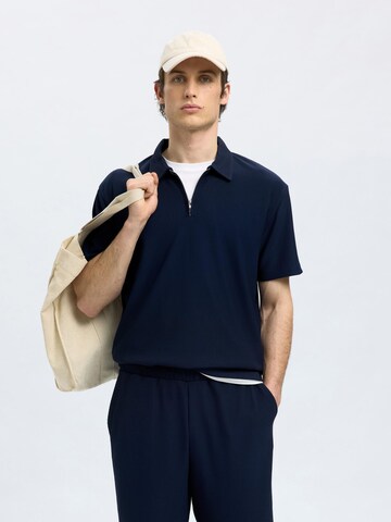 SELECTED Shirt in Blauw: voorkant