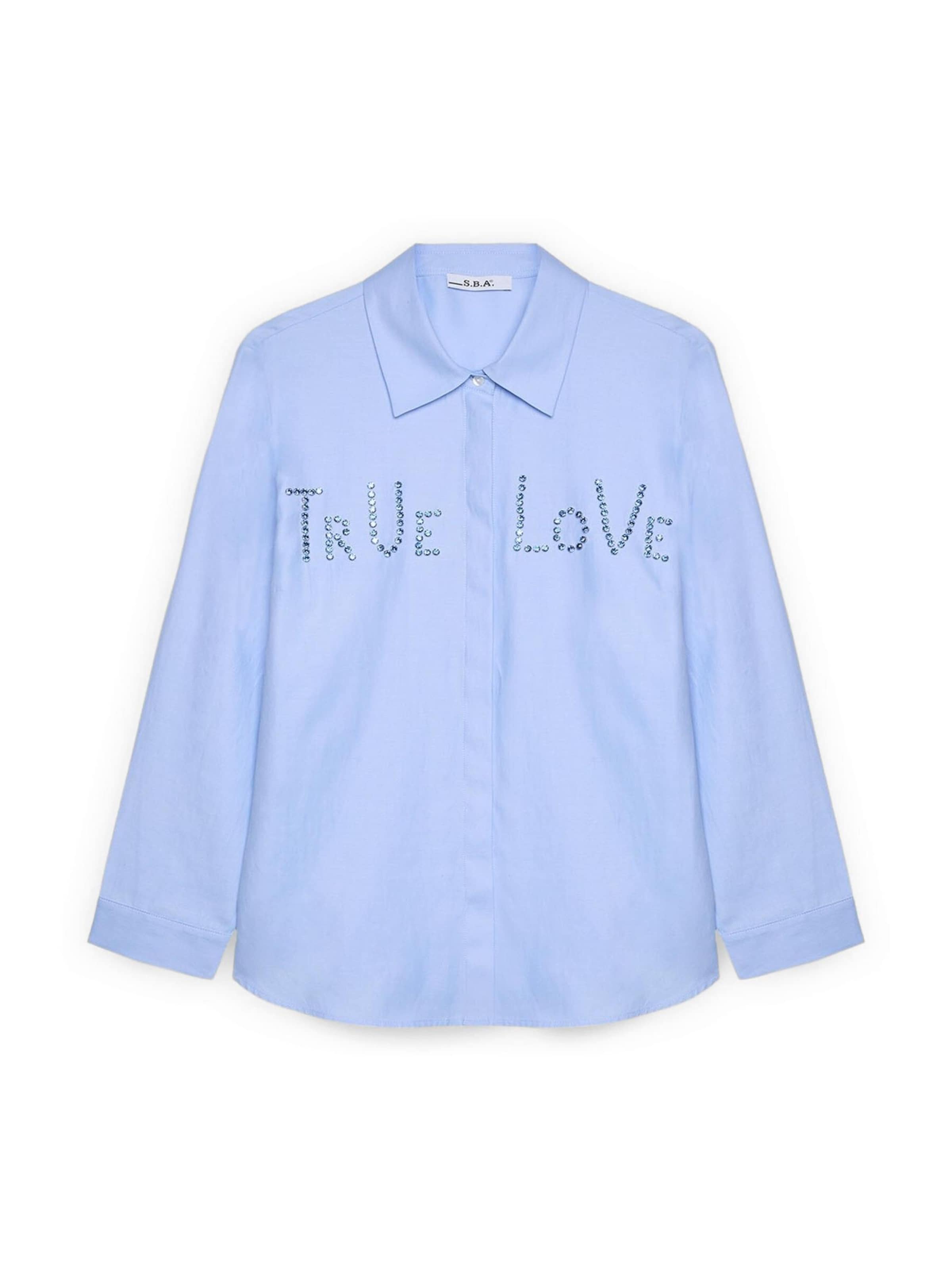 Fiorella Rubino - Blusa en azul: frente