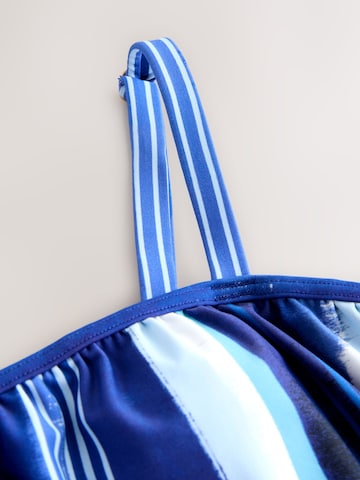 Next Бюстие Оформящ цял бански в синьо