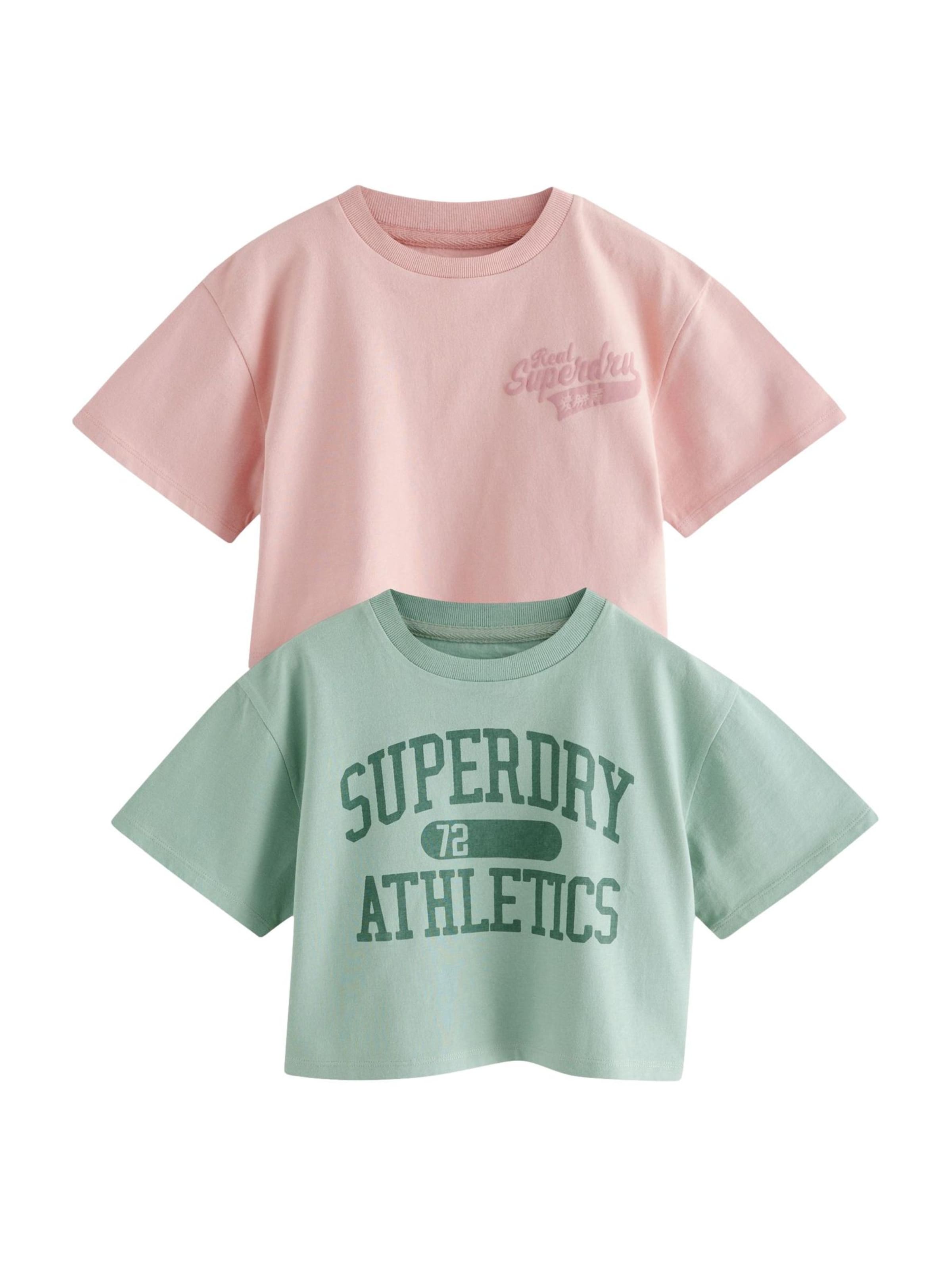 Superdry & Co T-Shirt 'Essentials' in Grün: Vorderseite