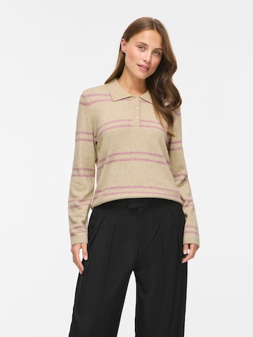 VILA Sweater 'VIRil' in Beige: front