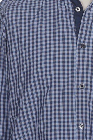 Charles Vögele Button Up Shirt in L in Blue