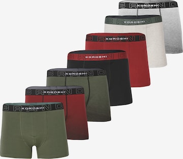 mišri KOROSHI Boxer trumpikės: priekis