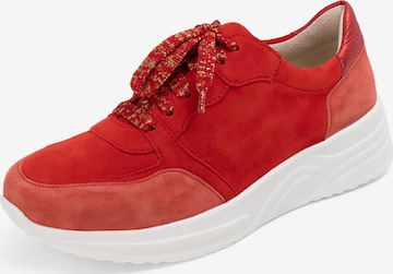 Baskets basses VITAFORM en rouge : devant