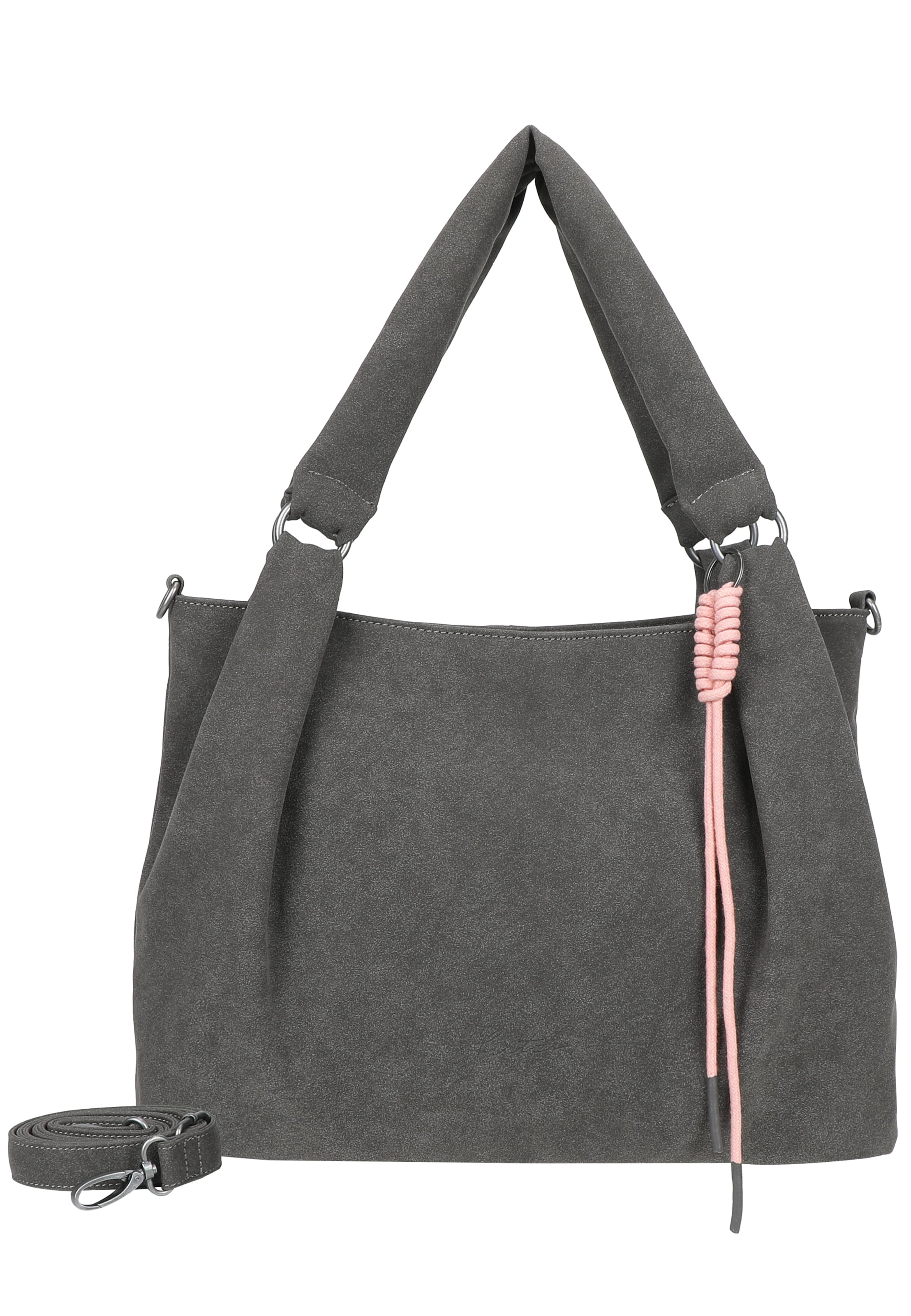 Fritzi aus Preußen Shopper 'Sue03 Suede Jacky Soft' in Grau: Vorderseite