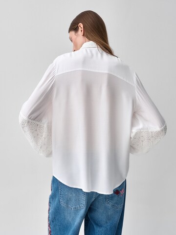 Camicia da donna 'Malgorzata' di TATUUM in bianco