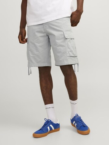 JACK & JONES Loosefit Cargobukser i grå: forside