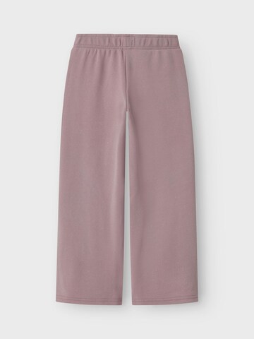 NAME IT Wide Leg Bukser i lilla