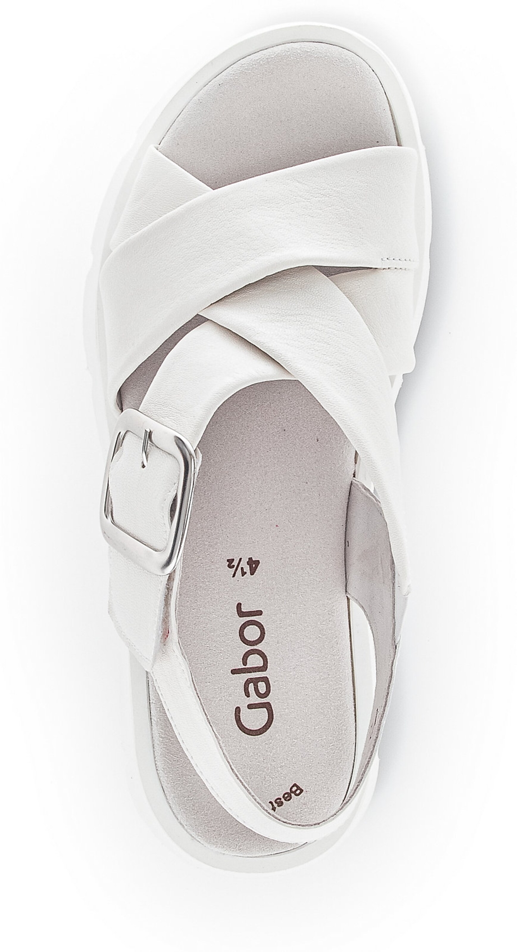 GABOR Sandale in Weiß