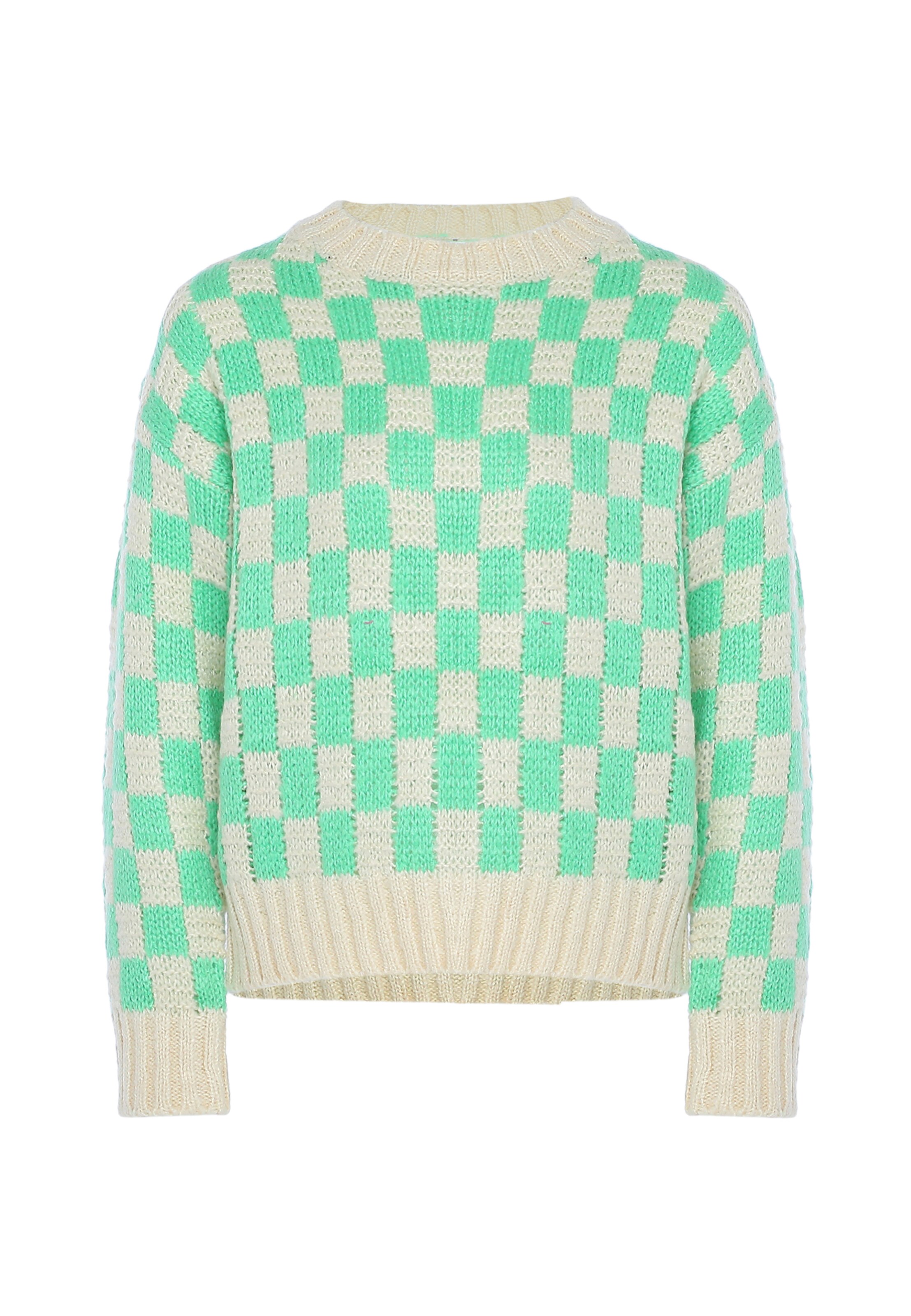 myMo ROCKS Свитер в Зеленый: спереди