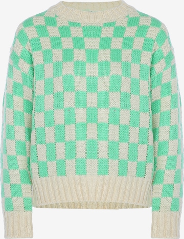 myMo ROCKS Свитер в Зеленый: спереди