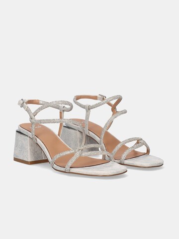 EXE Sandalen met riem 'CARMEN-777' in Zilver