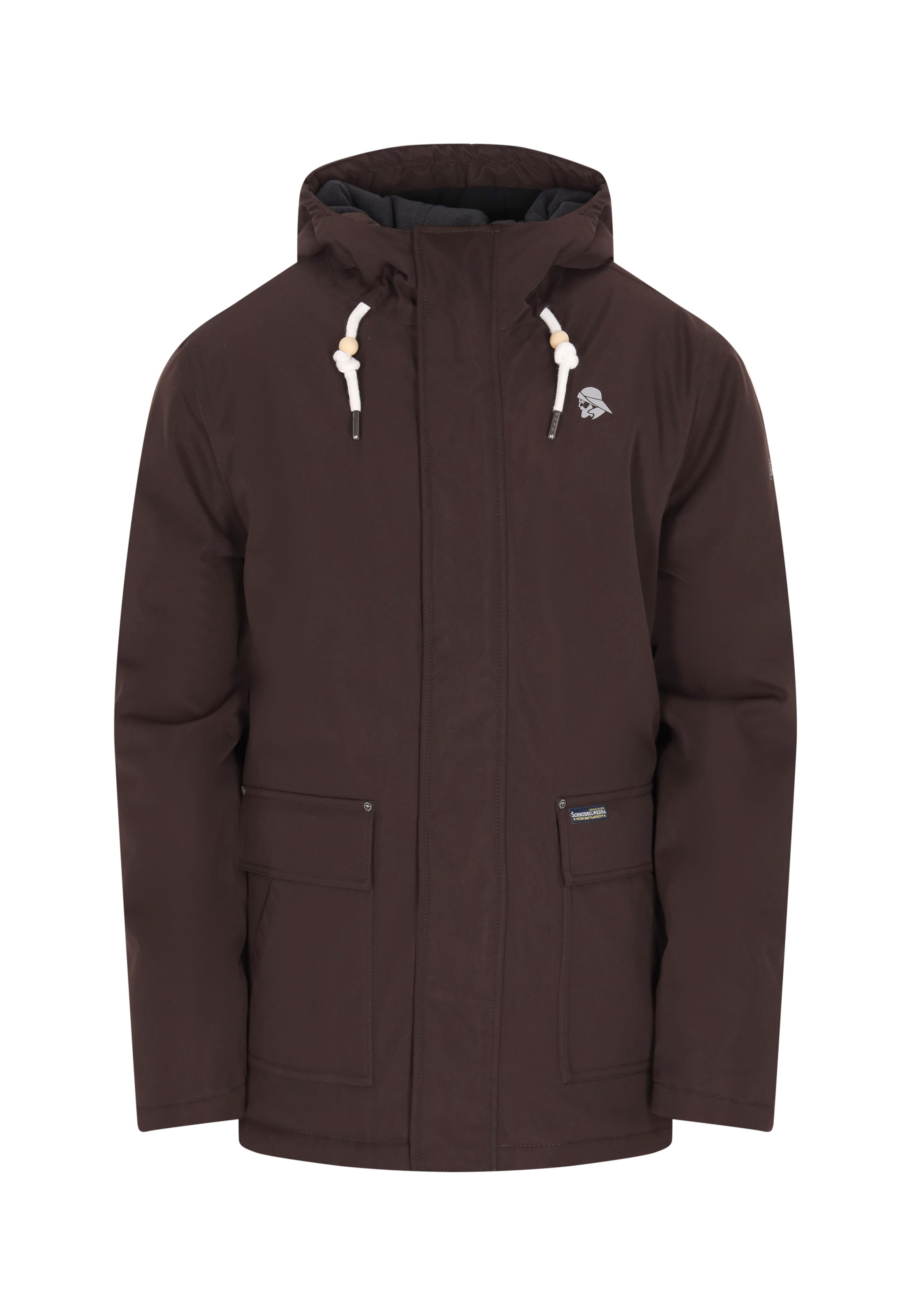 Schmuddelwedda Vinterjacka i brun: framsida