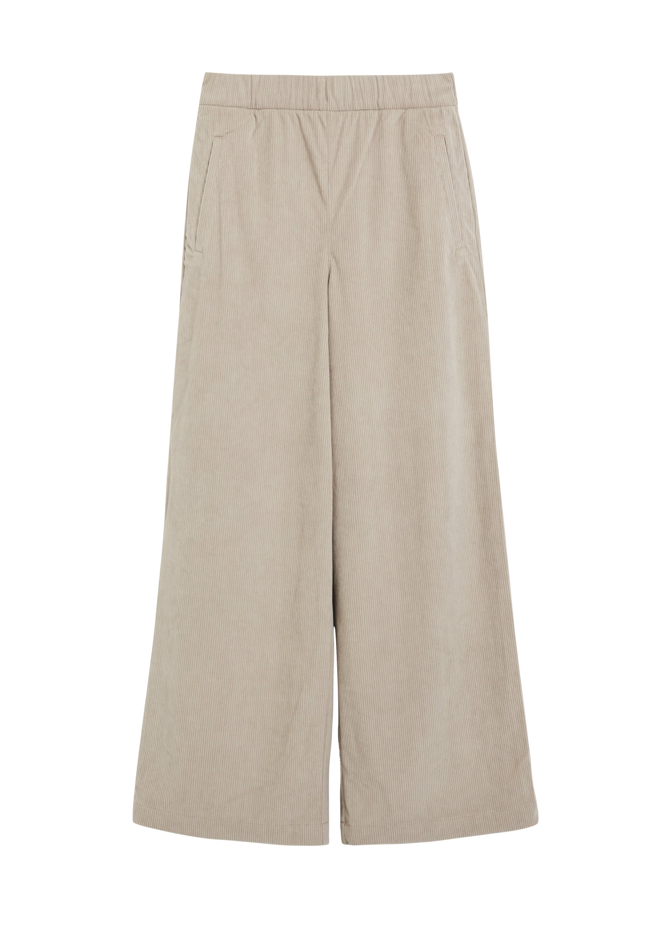 s.Oliver CURVE Wide leg Broek in Bruin: voorkant