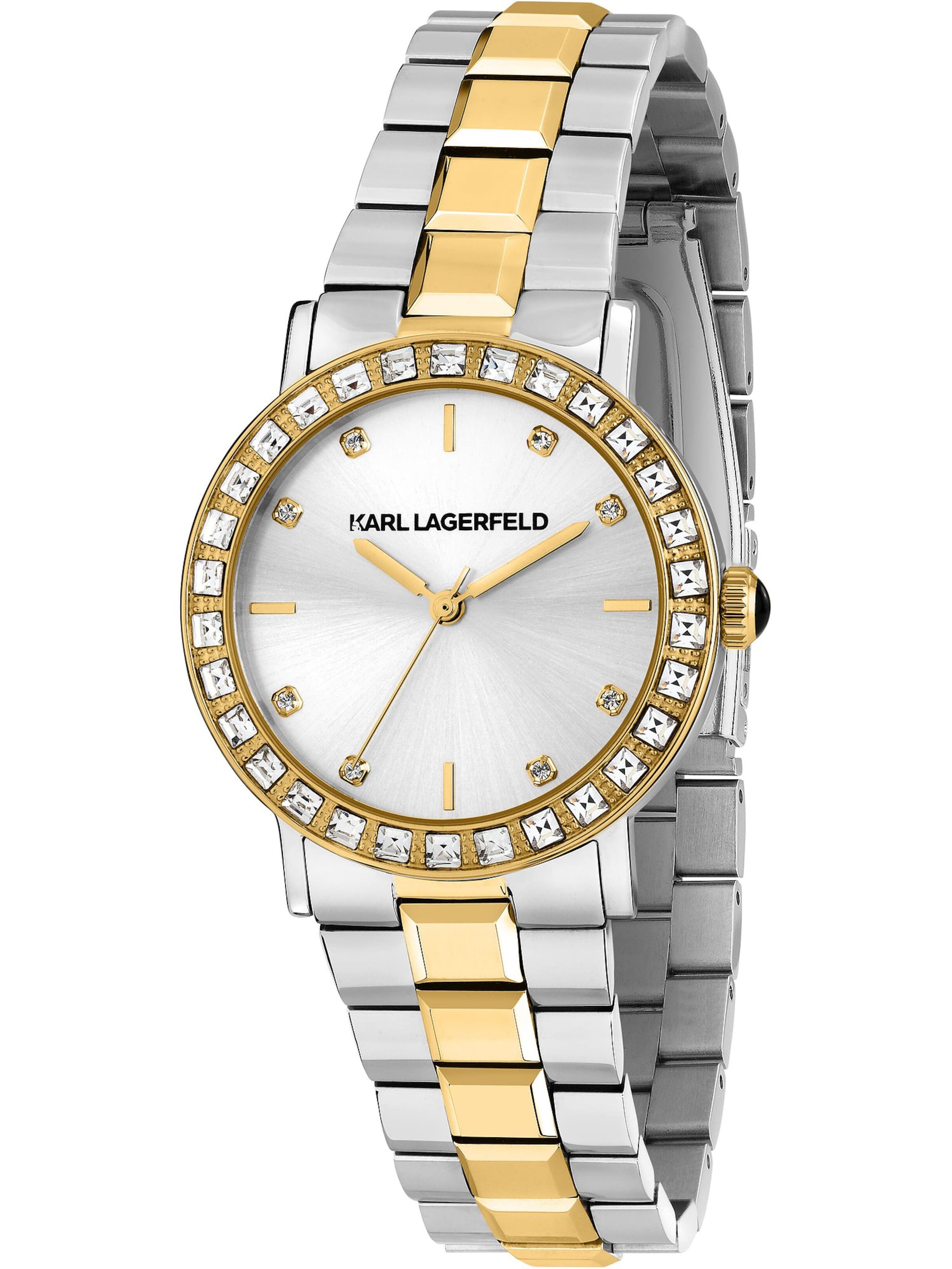 Karl Lagerfeld Uhr in Silber: Vorderseite