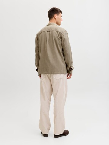 JACK & JONES Comfort fit Button Up Shirt 'Rayle' in Green