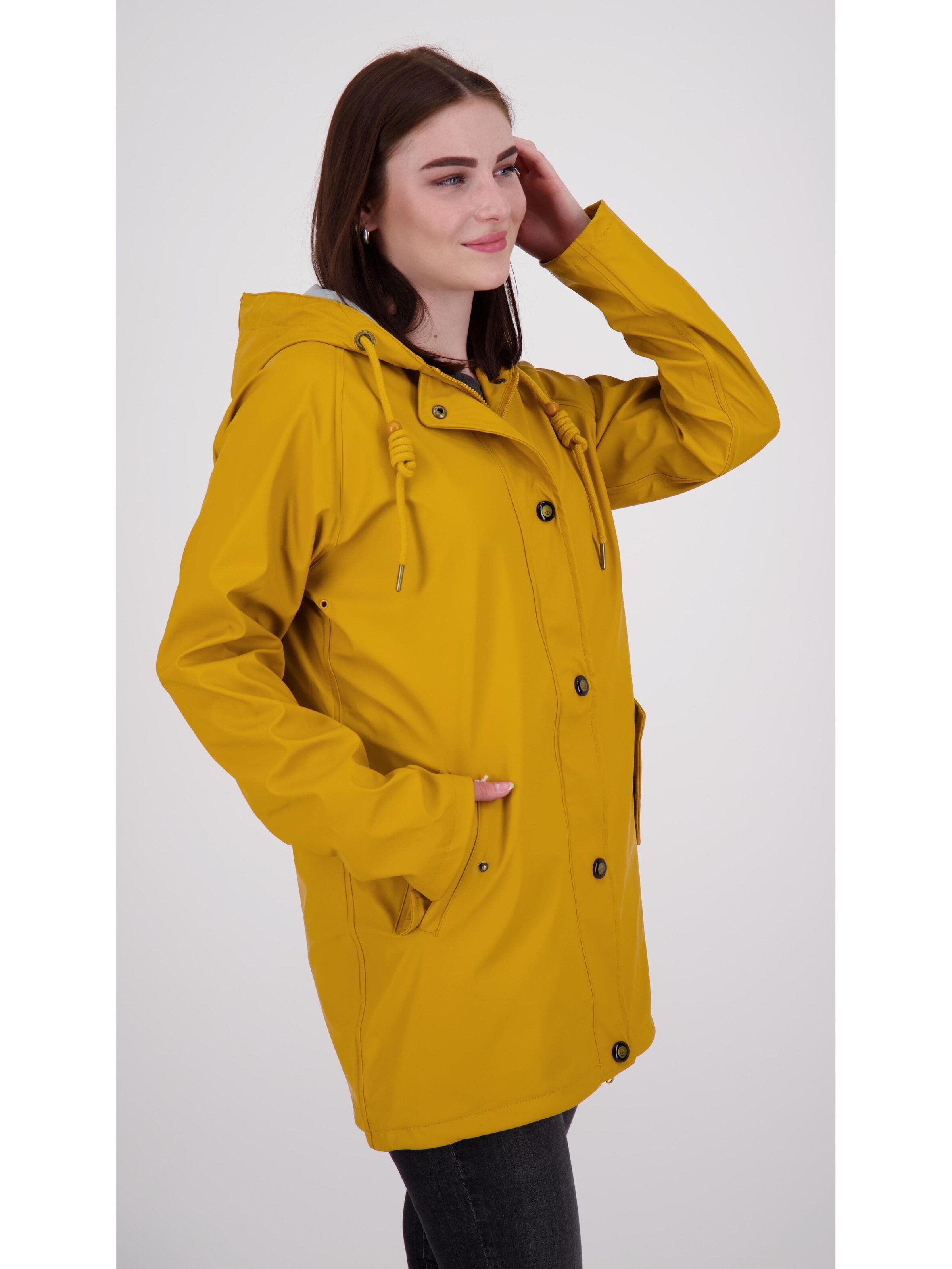 ankerglut Funktionsmantel 'Friesennerz II WMN'‌‌‌ in Gelb