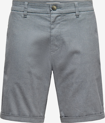 Only & Sons Брюки-чинос 'ONSPETER' в Серый: спереди