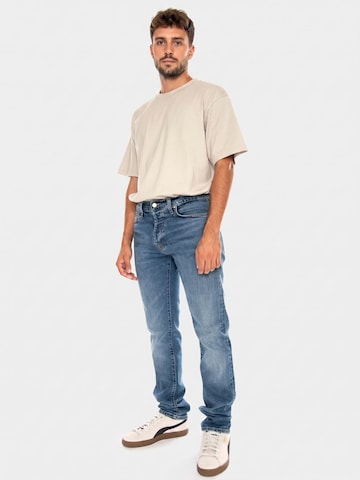 Baggy Jeans 'KLONDIKE PANT BLUE MID USED WASH' di Carhartt WIP in blu: frontale