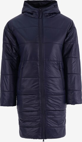 FRESHLIONS Winter Jacket in Blue: front