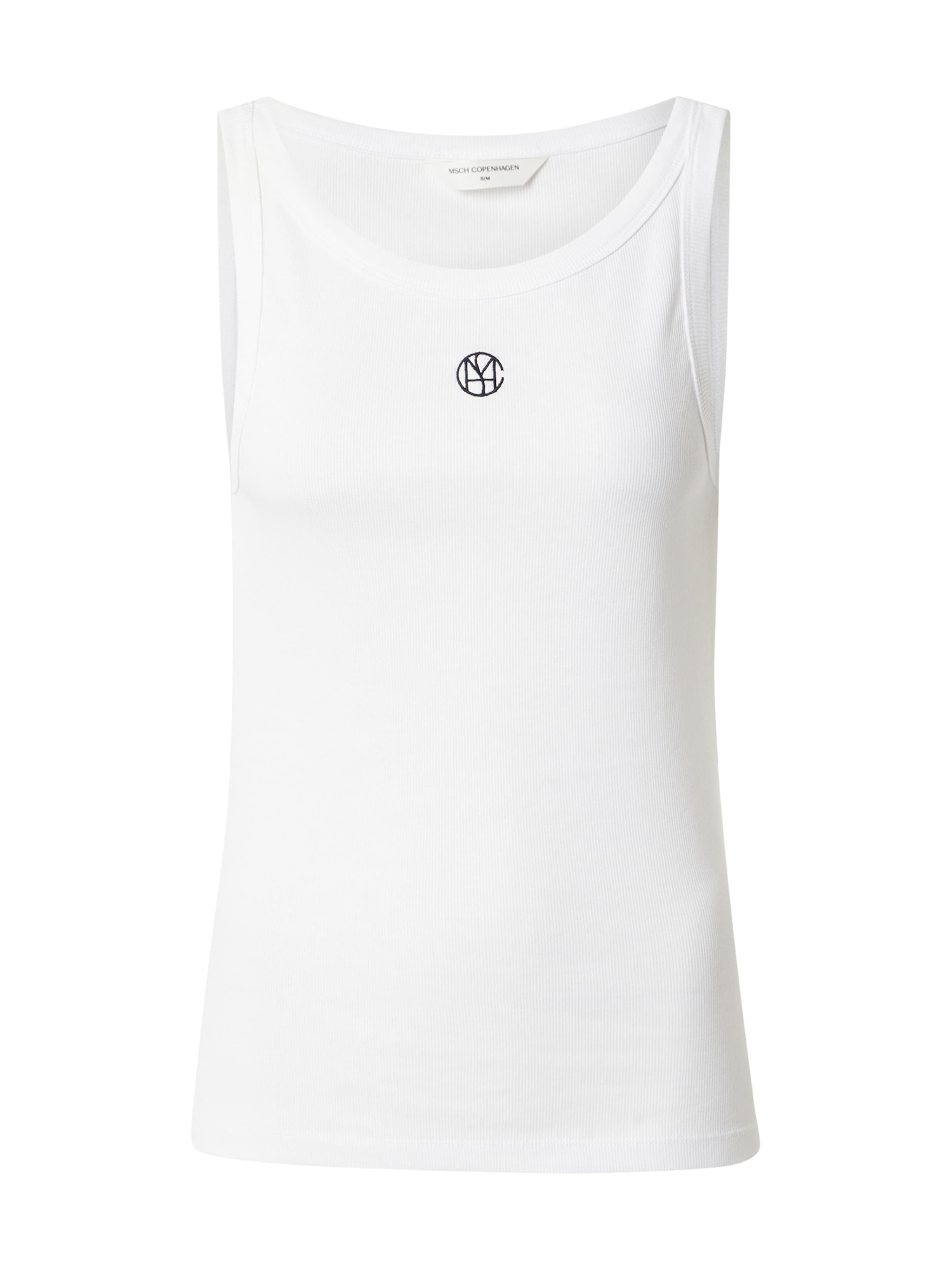 Haut MSCH COPENHAGEN en blanc : devant