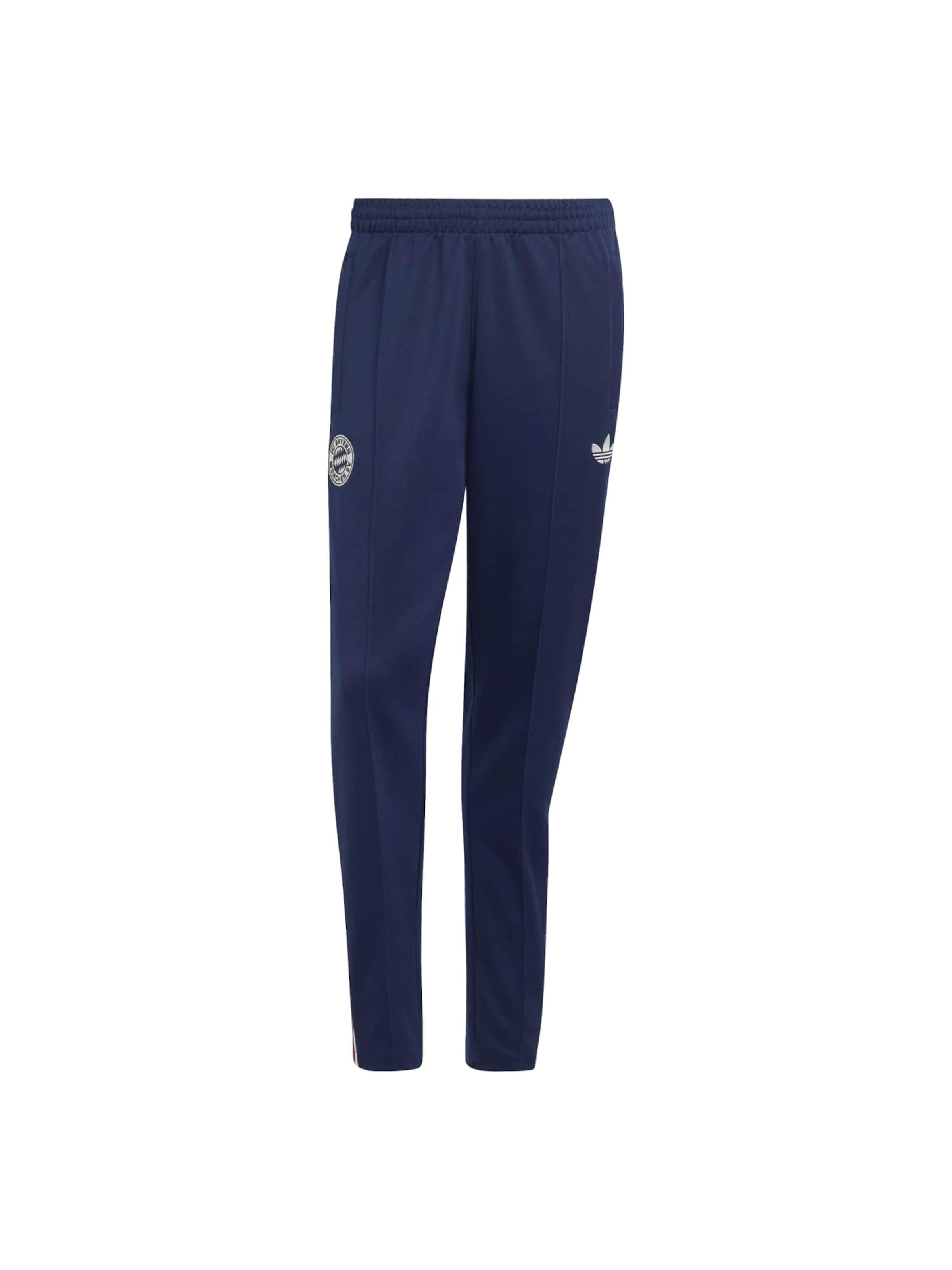 Effilé Pantalon de sport 'FC Bayern München' ADIDAS PERFORMANCE en bleu : devant