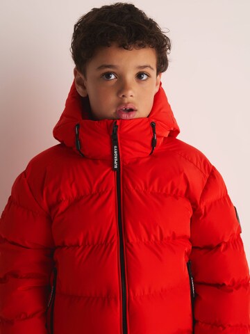 Superdry & Co Zimní bunda – červená