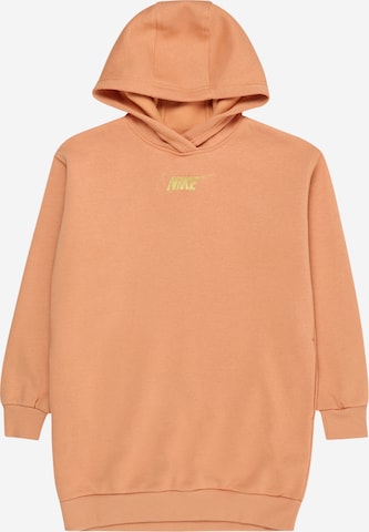 Robe Nike Sportswear en orange : devant